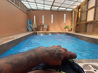 HOLIDAY CREAMPIE- Im excited to get cought fucking around the hotel pool