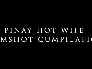 Asian Hot Wife Cumshot Compilation